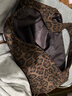 贞嘻豹纹帆布包大容量托特包通勤上班秋冬斜挎包包女百搭单肩腋下包 豹纹单肩包【棕色】 实拍图