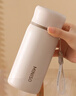 名创优品大容量保温杯女高颜值316L不锈钢泡茶杯学生便携水杯子25新款冬 奶茶慕白400ml【提绳】 实拍图