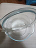 格娜斯学生泡面碗双耳透明玻璃碗带盖微波炉专用碗耐热汤碗面碗沙拉碗1L 实拍图