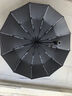 明佳匠全自动雨伞大号加固加厚结实抗风遮阳防晒伞男女士商务折叠晴雨伞 曜石黑-加固黑胶自动伞【224骨】 【一键开收-晴雨两用-终身质保】 实拍图