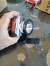 【超长续航】强光头灯高亮远射充电野外大容量锂电超长续航矿灯 400毫安内置锂电池电显款 银色 实拍图