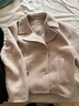 优衣库女装双面呢休闲短大衣478581 30 浅米色 2XL /165/100B 实拍图