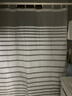 京东京造浴帘防霉系列卫生间加厚宽防水遮光洗澡淋浴室隔断窗帘200*180cm 实拍图