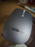 联想（Lenovo）无线鼠标无线静音蓝牙鼠标可充电轻薄便携笔记本电脑ipad平板安卓苹果手机通用无线商务办公鼠标 银色-双模版【左右静音按键】 无线蓝牙鼠标【Type-c充电/配充电线】 实拍图
