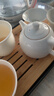 兮元记羊脂玉茶壶陶瓷泡茶单壶大红袍红茶茶具套装功夫白瓷泡茶器 羊脂玉瓷井栏壶（225ml）礼盒装 实拍图