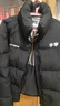 李宁火锅羽绒服丨男女冬季保暖宽松立领短款防泼水科技不易静电面包服 黑色(431款)-2 M 实拍图