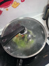 炊大皇 可立可视玻璃盖把手炒锅盖32cm 304不锈钢包边煎锅火锅蒸锅防爆 实拍图