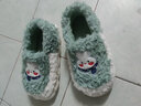 俞兆林（YUZHAOLIN）棉拖鞋男女冬季情侣卡通保暖月子鞋居家棉鞋 YZ088 实拍图