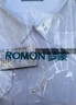 罗蒙（ROMON）纯色商务职业正装男士白衬衫工装外套长袖衬衣男CS108白色3XL 实拍图
