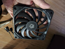 ID-COOLING12CM薄扇 12015无光机箱风扇黑色 超薄15mm规格 适用ITX下压式电脑散热器改装 TF-12015-K 实拍图