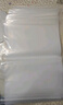 登比白边自封袋【加厚20丝】10号24*35cm/50只防水食品PE透明密封袋 实拍图