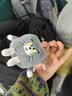 皓奇乐（HUGKIS）猫和老鼠毛绒玩具钥匙扣书包包挂饰可爱卡通周边玩偶情 8cm汤姆猫(正方形) 【现货速发】 实拍图