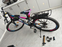 金武端自行车成人山地车公路赛车单车骑行变速超轻越野中学生初中青少年 旗舰版-辐条轮-炫彩蓝 26寸21速 实拍图