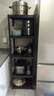 美亿莱 厨房置物架落地不锈碳钢家用微波炉收纳储物架烤箱架子多层 【5层碳钢加厚】长50宽40高160 实拍图
