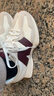 NEW BALANCE NB327官方休闲鞋女鞋秋冬复古增高鞋潮流百搭低帮轻便软底运动鞋 灰色/米白/酒红 WS327KA 36 (脚长22.5cm) 实拍图