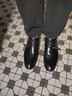 百丽男鞋内增高牛皮商务正装男婚鞋A0558CM1黑色-内增高(A0559) 39 实拍图