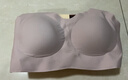 ubras无尺码加大版背心式文胸无痕无钢圈女士内衣女无痕胸罩 柔灰紫 实拍图