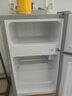 奥克斯（AUX）家用双门迷你小型冰箱 冷藏冷冻保鲜小冰箱 宿舍租房节能电冰箱 【国家补贴】BCD-30K118 基础款 银色 实拍图