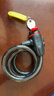 玥玛自行车锁钢丝锁山地车锁单车锁钢缆防盗锁自行车配件赠送锁架7707 晒单实拍图