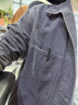 马登工装美式复古宽松夹克灯芯绒翻领古着痞帅外穿口袋薄衬衫男秋 烟灰色 M 实拍图