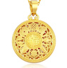 金至尊（3DG Jewellery）许凯同款黄金吊坠八宝罗盘999足金挂坠不含项链生日礼物计价 小板-金重4.89克（配珠宝礼盒） 实拍图