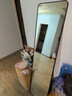 初学者 穿衣镜 全身落地镜试衣镜家用防爆壁挂衣帽间铝合金网红大镜子 经典黑150*40【壁挂+落地】 实拍图