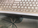 CHERRY樱桃DW2300键盘无线键鼠套装 键盘鼠标商务办公家用笔记本电脑外接全尺寸轻音便携人体工学 复古白 实拍图