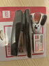 得力（deli）【热门商品】12#办公订书机3件套(订书器 订书钉 起钉器) 办公用品 黑色0354得力办公好物 实拍图