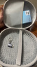 丰帆(FengFan)适用于森海塞尔Accentum/大馒头4/HD490Pro耳机包B&O BeoPlay H95/HX/H9i耳麦收纳盒硬壳 灰白(手提防震款) 实拍图