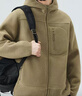 JEEP吉普夹克男士外套春秋季冲锋休闲宽松工装衣服男装 卡其 XL 实拍图