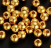 喜上眉梢喜饰黄金古法金珠999足金散珠硬金光面磨砂转运珠路路通圣诞礼物 4mm 重版光珠四颗 0.8g 实拍图