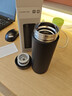 米家 保温杯 316不锈钢水杯 男女士杯子 大容量茶杯便携 350ml黑色 实拍图