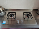 海尔（Haier）燃气灶双灶家用 天然气不锈钢灶具 5.2kw纯蓝火焰 65%热效易洁耐高温 台嵌两用JZT-Q2GE2(12T) 实拍图
