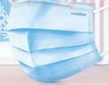 维德（WELLDAY）一次性医用外科口罩200只蓝白透气三层防花粉鼻炎防沙尘灭菌级 实拍图