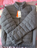 雪中飞男女立领秋羽绒百搭轻薄鸭绒立领修身轻盈隐藏式口袋 朱墨灰|8C83-男 L 175/96A 实拍图