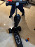 飞鸽霸气机甲儿童滑板车可坐1-3-6-12岁男女小孩宝宝滑行溜溜车踏板车 暗黑骑士 座椅款 闪光轮音乐灯光 生日周岁礼物 实拍图