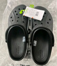 CROCS卡骆驰洞洞鞋贝雅男鞋女鞋轻便耐磨一脚蹬拖鞋休闲鞋|10126 黑色-001 43 (270mm) 实拍图