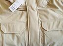 优衣库男装女装高级保暖羽绒茄克冰雪羽绒户外连帽外套477136 30 浅米色 L /175/100A 实拍图