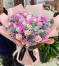冉子花坊母亲节鲜花速递粉玫瑰百合向日葵混搭花束生日礼物同城配送 韩式粉玫瑰绣球花束 实拍图
