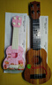 儿童玩具可弹奏尤克里里玩具仿真吉他启蒙益智乐器音乐玩具 桃木色】38厘米尤克里里-送乐谱 实拍图