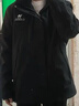 骆驼（CAMEL）三防冲锋衣户外登山服防水防风防污三合一保暖时尚运动外套 A9W214119AX，黑色，男女同款 2XL 实拍图