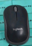 罗技（Logitech）M185鼠标 无线鼠标 办公鼠标 对称鼠标 黑色灰边 带无线2.4G接收器 实拍图