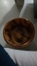 香柏木碳化足浴桶实木洗脚盆保温加厚木质泡脚桶家用养生按摩木盆 26cm 碳化圆边（无赠品） 实拍图