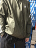 adidas情侣款复古风梭织立领夹克外套男女秋季阿迪达斯官方三叶草 岩层橄榄绿   L 实拍图