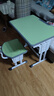 尊眠（ZUNMIAN）儿童课桌椅书桌学习桌椅套装家用中小学生写字桌子可升降70*50cm 实拍图
