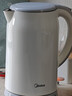 美的（Midea）电热水壶家用烧水壶煮水壶 食品级304不锈钢 1.7升0涂层无缝内胆开水壶 MK-SH17M301 实拍图