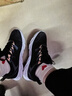 特步运动鞋跑鞋冬季网面透气轻便跑步鞋女鞋休闲鞋子黑色 实拍图