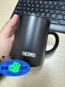 THERMOS膳魔师保温杯马克咖啡杯440ml带盖茶杯男女情侣水杯子TCDG-451 BK 实拍图