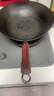 RIVER LIGHT日本极牌进口炒锅无涂层铁锅35cm平底煎炒锅炒菜锅电磁炉燃气通用 实拍图