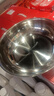 【不锈钢】和面盆厨房烘焙家用火锅盆洗菜打蛋汤锅盆醒面盆料理盆 32cm【热卖款】不锈钢 和面盆 实拍图